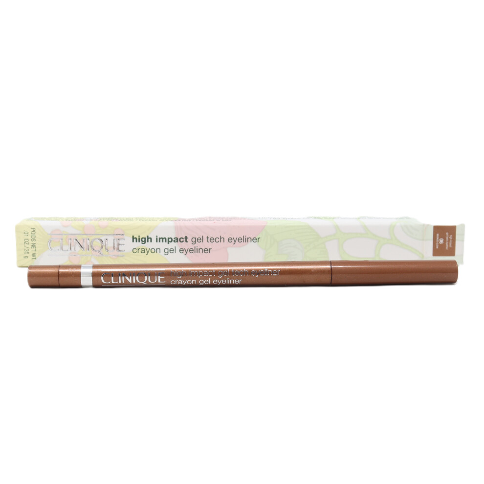 Photos - Eye / Eyebrow Pencil Clinique   High Impact Gel Tech Eyeliner 0.01oz/0.35g New With Box (06 Bronze Glow)