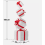 3ft Christmas 80 LED Lighted Gift Box Tower Pre-lit Stacked Xmas Present Boxes 4