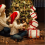 3ft Christmas 80 LED Lighted Gift Box Tower Pre-lit Stacked Xmas Present Boxes 6