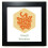 Body  Small Intestine Black Square Frame Picture Wall Tabletop 1