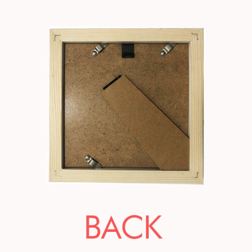 time and wait for no man quote black square frame picture wall tabletop 1