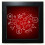 Technological Sense Organic Chestry Molecular Black Square Frame Picture Wall Tabletop 1