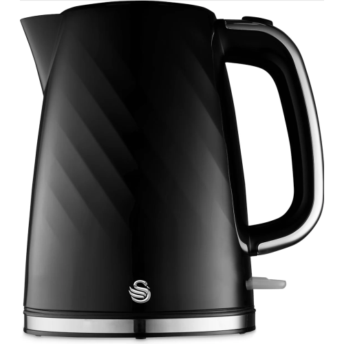 Swan Swan Windsor Kettle & 2 Slice Toaster Kitchen Set (Black) 2