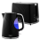 Tower Tower Sonar Kettle & 2 Slice Toaster Kitchen Set (Black) 1