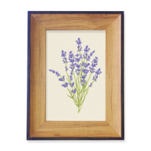 Flowers  Painting lavender Photo Frame Exhibition Display Art Desktop Painting
