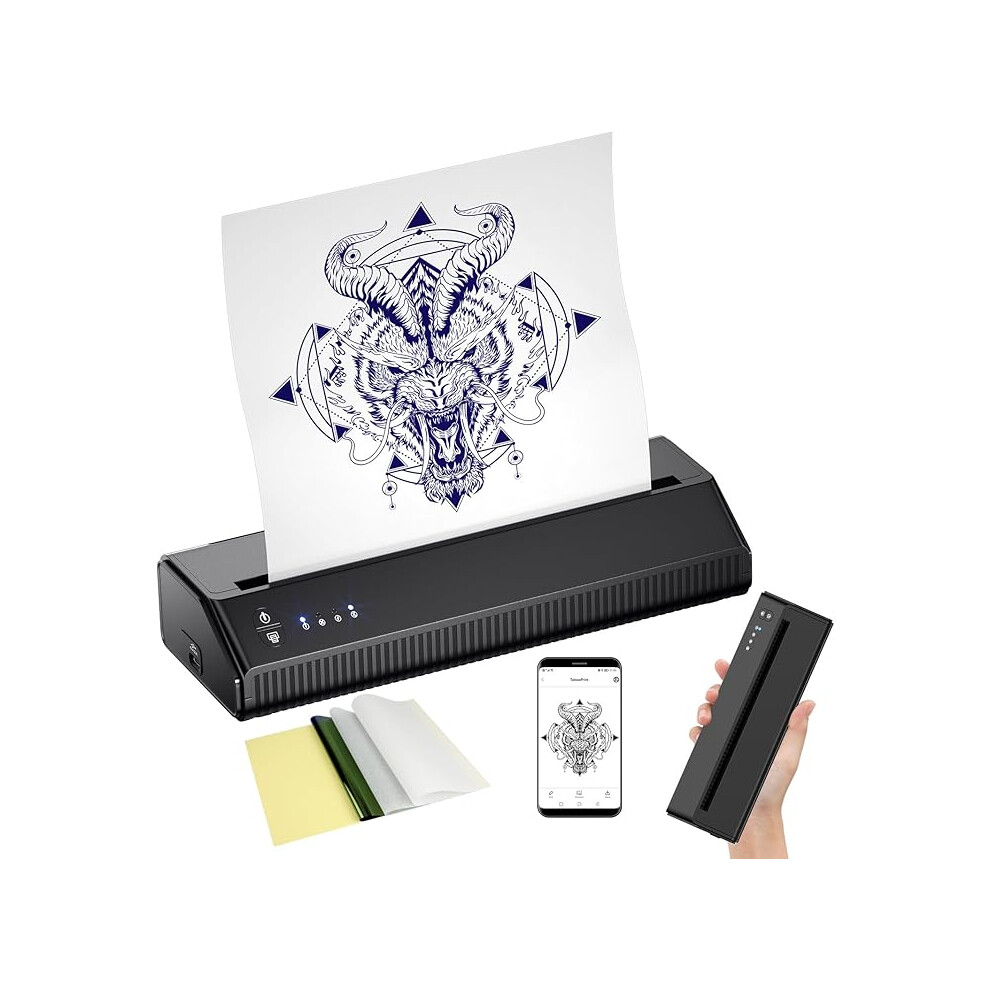 Bluetooth Tattoo stencil printer Format A4 with 10pcs tattoo papers