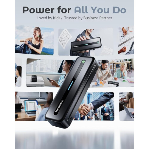 Phomemo M832 Thermal Printer, Inkless Portable Printer A4 Compatible 1