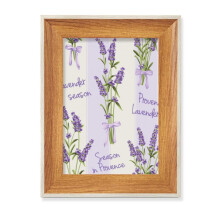 Lavender Drawing Art  Desktop Wooden Photo Frame Display Picture Art Painting Multiple Sets