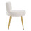Teddy Fleece Stool with Gold Legs - Vanity Dressing Table Chair 4