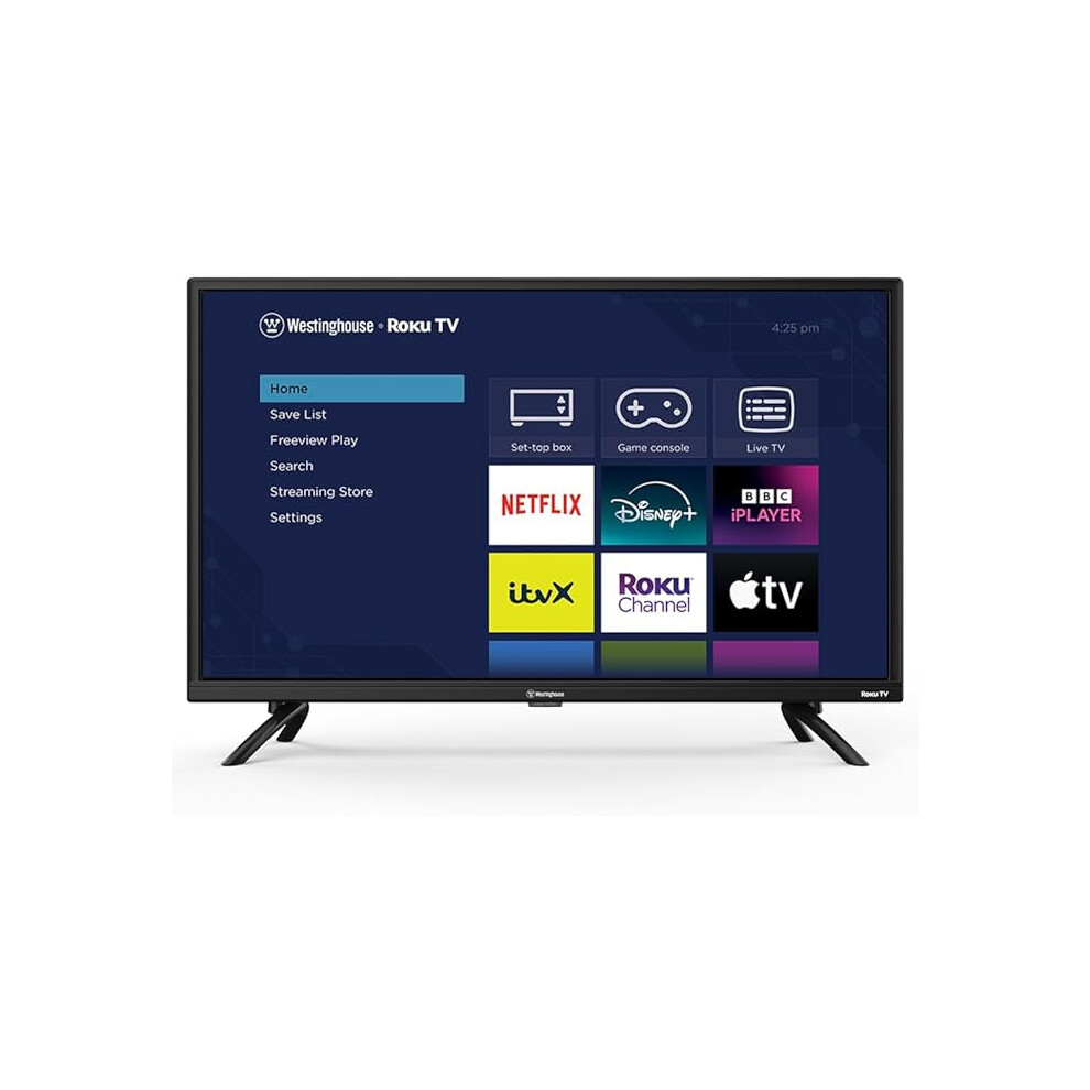 Westinghouse 32" Led Roku Tv,32 Inch Smart Tv, With Apple Tv 123456789623