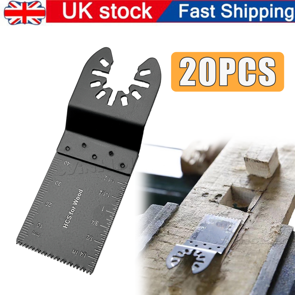 20pc Oscillating Saw Blades Carbide Multi Tool Blade Wood Metal Blades