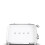 Smeg Smeg 50's Style Retro Range Breakfast Set, 1.7L 3000W Kettle and Multi-Functional Control 4-Slice 2000W Toaster White 3