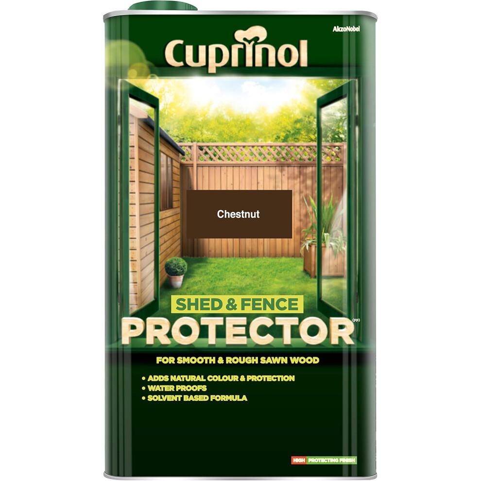 Cuprinol 5L Shed and Fence Protector Chestnut