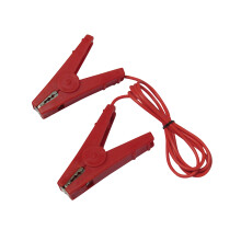 Electric Fencing Crocodile Clip Connectors x2 (Fence Insulated Cable)