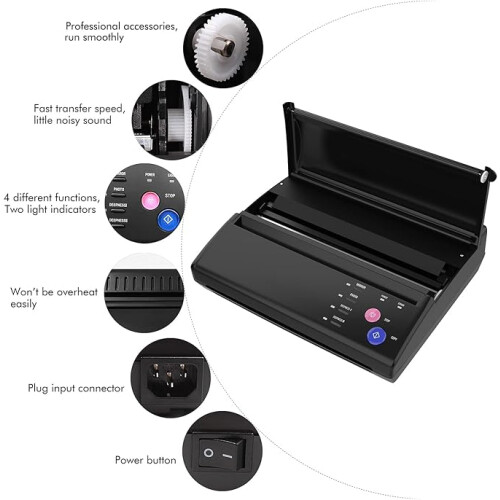 BIOMASER Transfer Stencil Machine Professional Printer Machine Drawing Thermal Stencil Maker Copier For DIY, No Ink Need 1