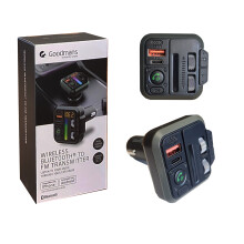 Goodmans Wireless Bluetooth To FM Transmitter With Twin USB Charger