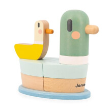 - Sweet Cocoon Stackable Duck - 7x FSC Wood Stackable Pieces - Early-Learning Game - Develops Fine Motor Skills - 12 Months +, J04059 - Plush Soft Toy