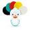 Clementoni 17325 Peacock View Rattle, Multi-Coloured 1