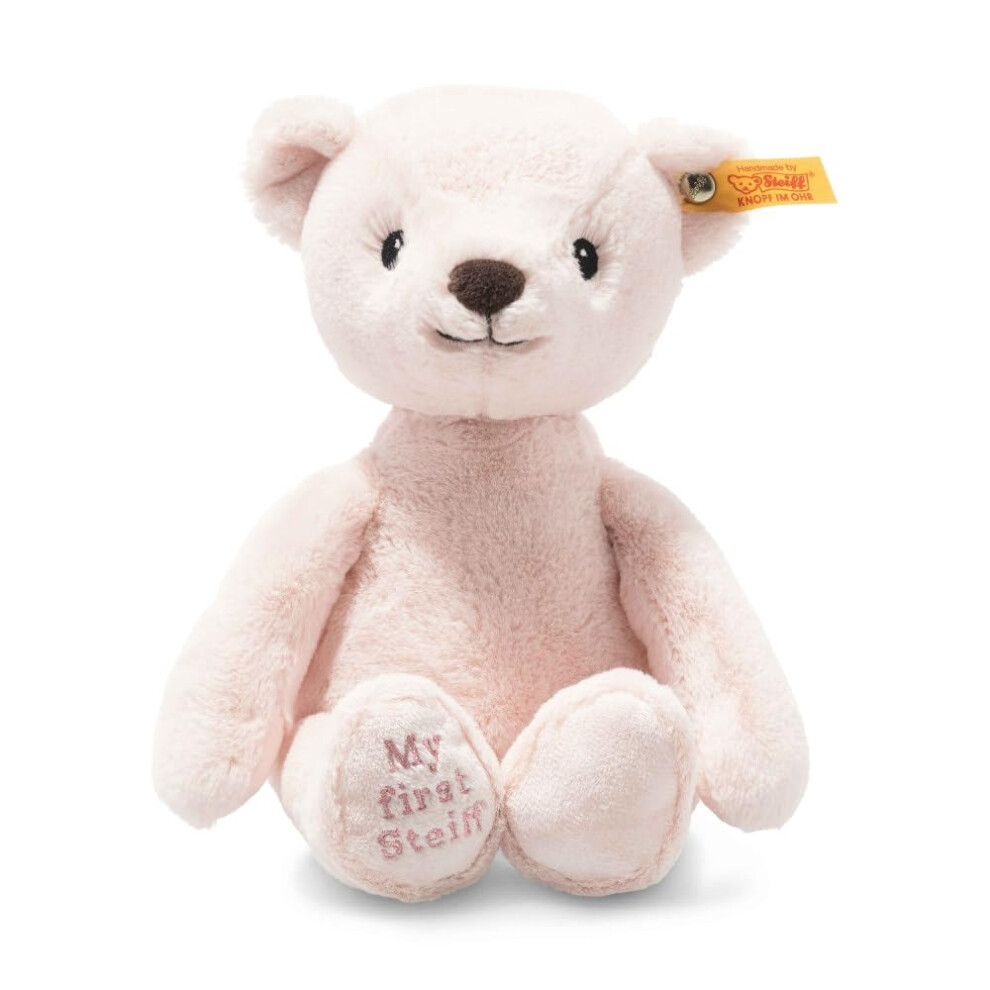 242137 Soft Cuddly Friends My First Teddy Bear, Orchid Pink, 26 Cm