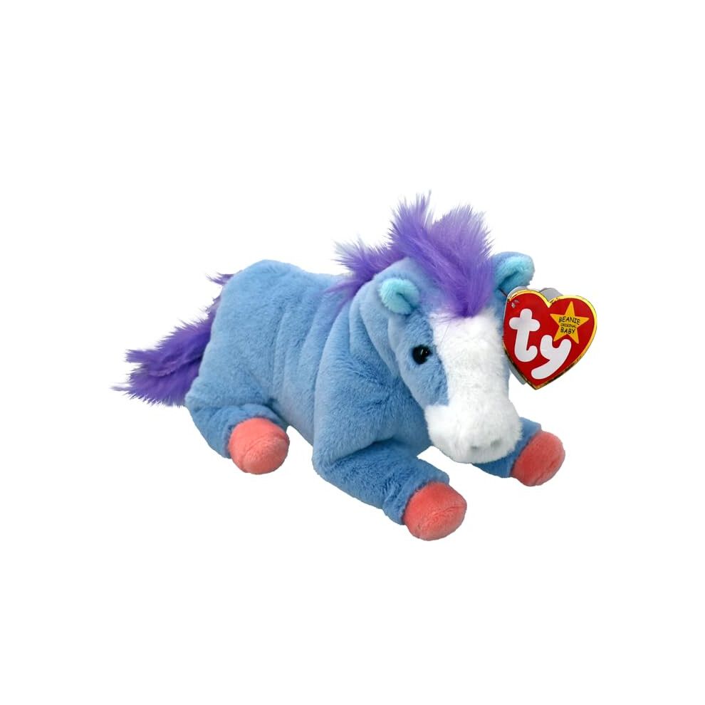 Clementine Horse II Original Beanie Babies Regular - Soft Plush Toy for Kids, Teddy, Baby Toy, Collectible Stuffed Plushies