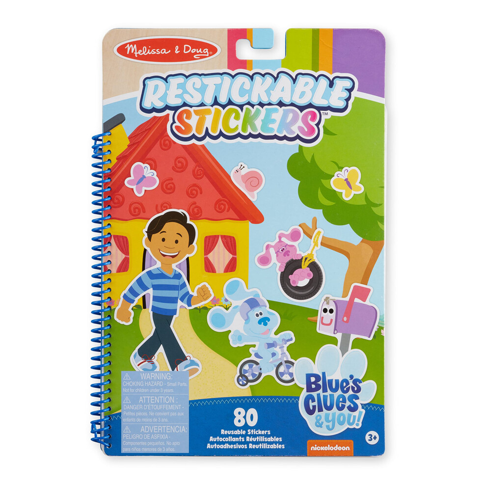 Blues Clues & You! Reusable Stickers | Activity Pad | Sticker Book | 3+ | Gift for Boy or Girl