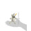 Steiff 12cm Keyring Lotte Teddy Bear (White) 5