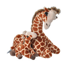 Wild Republic Mamma & Cucciolo Peluche 15 (Giraffa)