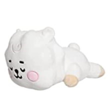 AURORA, 61444, BT21 Official Merchandise, RJ Baby Mini Pillow Cushion, Soft Toy, White, Whte - Plush Soft Toy