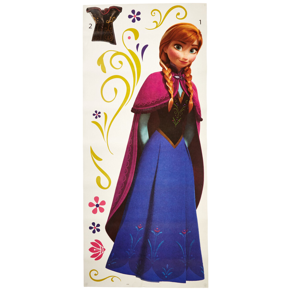 Roommates Anna Disney Frozen Adesivo Da Parete, Multicolore-image