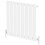 (White, 600 x 604mm - Single) Flat Panel Radiators Horizontal Vertical Heater 4