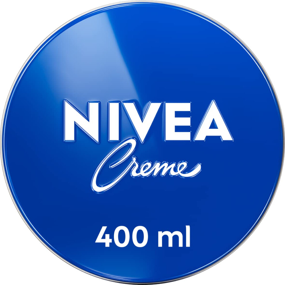 Creme Tin (400ml), Moisturising Cream Provides Intensive Protective Care for Soft and Supple Skin, Ideal for Daily Use as a Face, Hand, or Body Cream