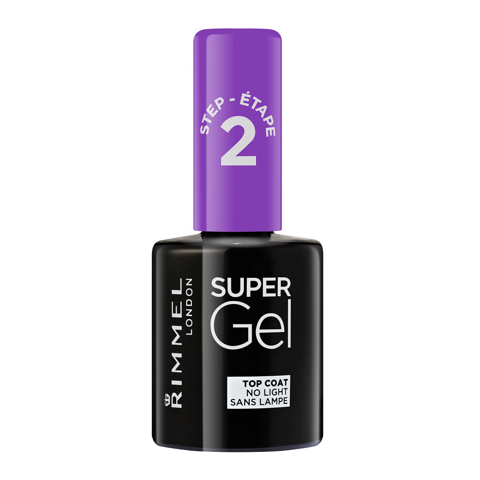 London Super Gel Top Coat Nail Polish, 12ml