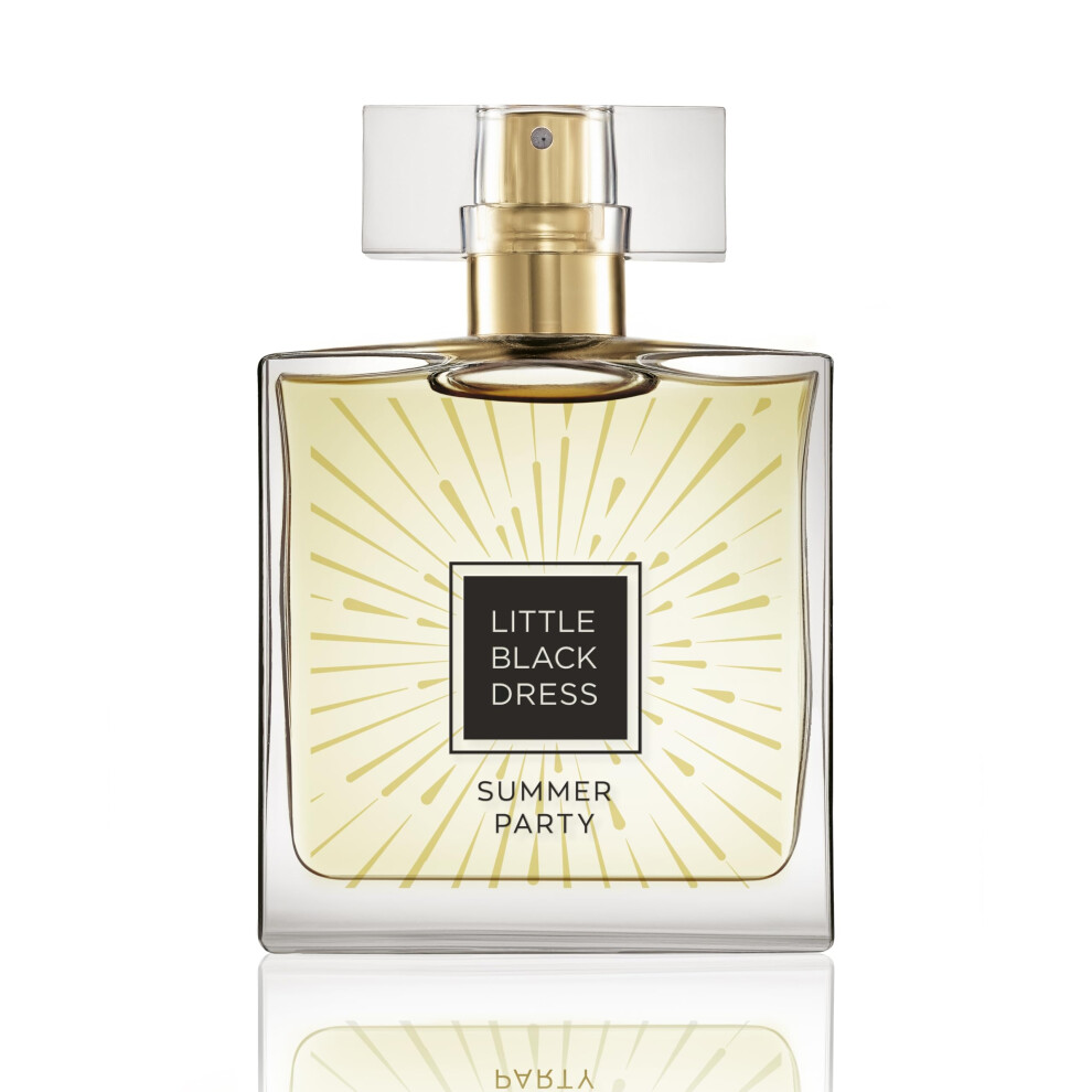 Little Black Dress Summer Party Eau de Parfum 50ml, Fresh and Flirty Fragrance, Contains Lemon Oil and Pink Peony, Long Lasting Scent, Cruelty Free