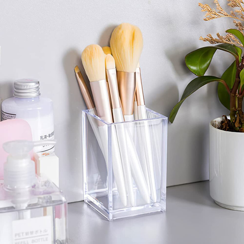 acrylic-makeup-organiser-tray-clear-makeup-brush-organizer-office-desk-stationery-storage-holder-makeup-box-units-for-bathroom-drawers--cosmetic