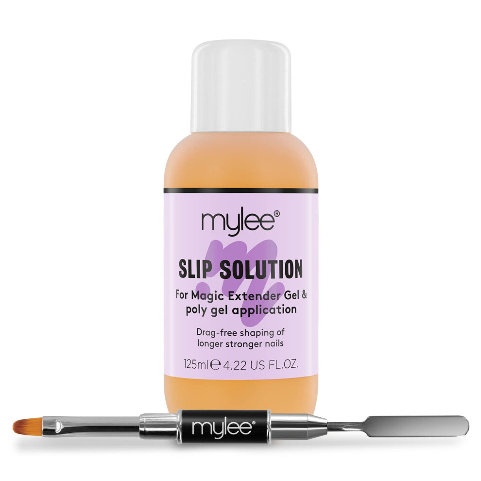 Magic Extender Gel Nail Builder Kit – Slip Solution 125ml & Dual-Ended Tool, UV/LED Nail Tips & Extensions