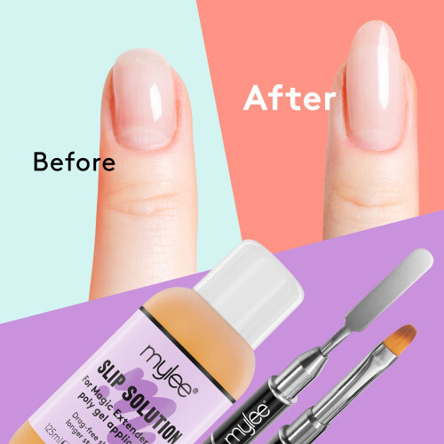 Magic Extender Gel Nail Builder Kit – Slip Solution 125ml & Dual-Ended Tool, UV/LED Nail Tips & Extensions 2