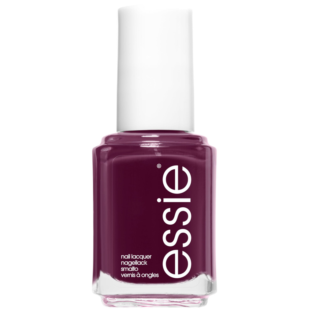Nail Polish 44 Bahama Mama Burgundy Rich Deep Plum Red Colour, Original High Shine and High Coverage Nail Polish