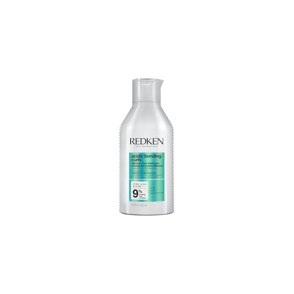 Acidic Bonding Curls Shampoo for Damaged Curly & Coily Hair, Restore Curl Pattern, Sulphate-Free for a Gentle Cleanse, Silicone-Free for Lightweight
