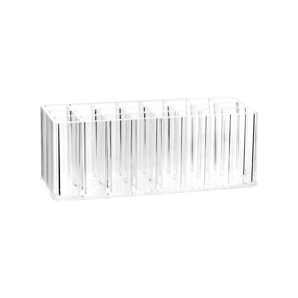 qwork-lip-gloss-holder-organizer--lipstick-holder-with-24-slots--acrylic-lipstick-storage-organiser