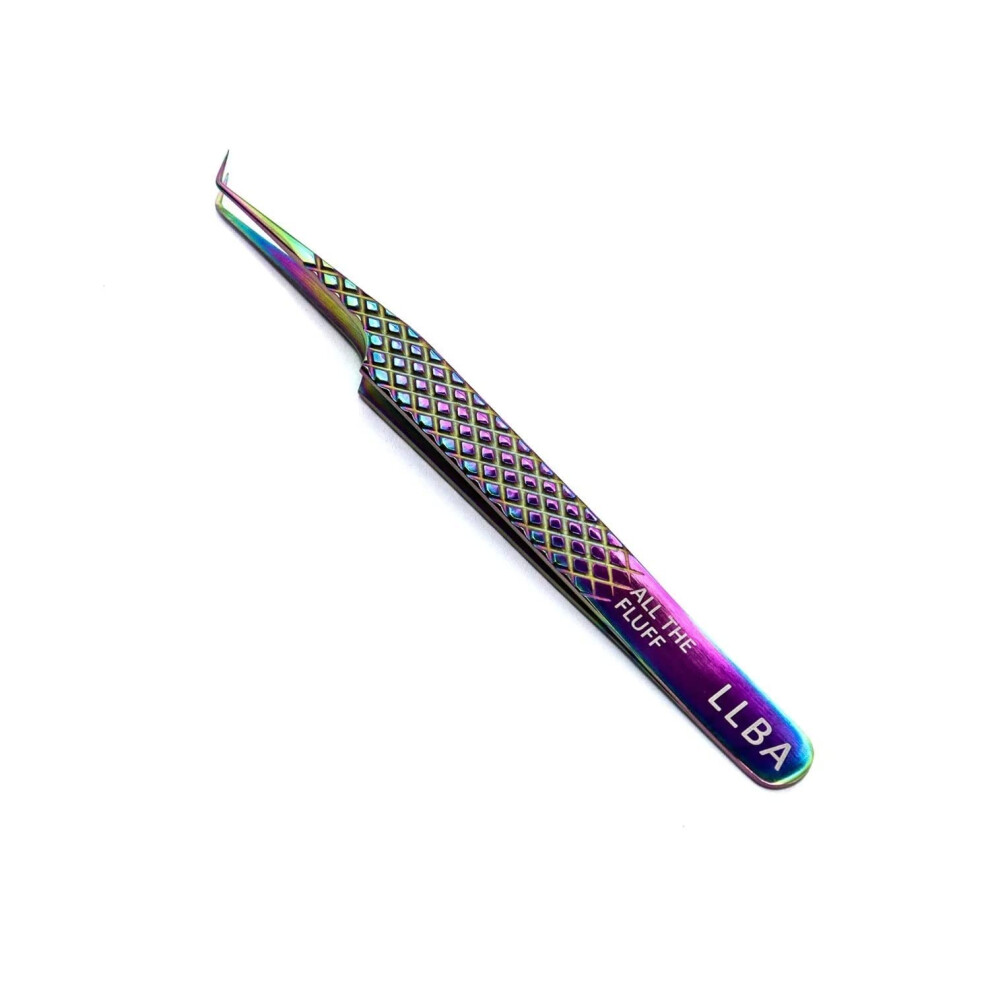 Llba Lash Tweezer Professional Volume False Lash Application Tool | Multi Shapes & Purposes Tweezers | Non-Slip Grip Tweezers For Volume, Isolation &