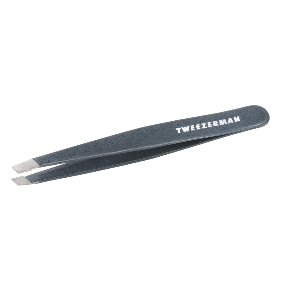 Stainless Steel Slant Tweezer (Blue Stone)