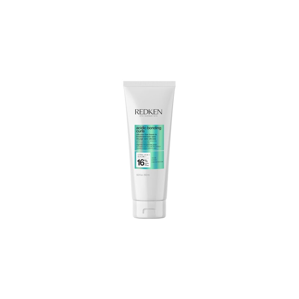 Acidic Bonding Curls Leave-In Treatment for Damaged Curly & Coily Hair, Restore Curl Pattern, Heat Protection up to 230C, 250ml