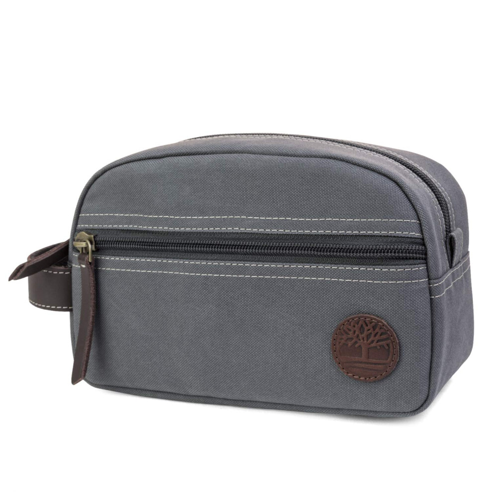 Men's Travel Kit Toiletry Bag Organizer, Charcoal, One Size