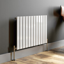 (White, 600 x 908mm - Single) Flat Panel Radiators Horizontal Vertical Heater