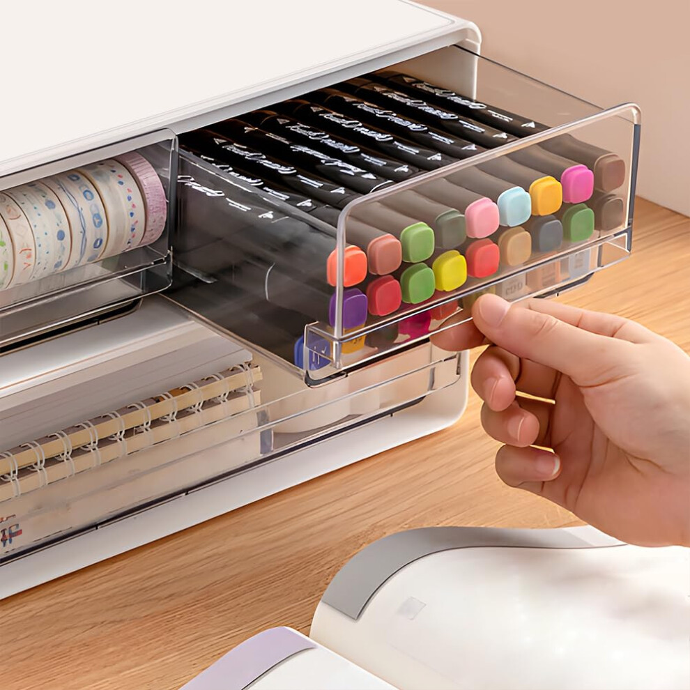 4-piece-multifunctional-makeup-drawer-set--7-pull-out-clear-organizer-drawer-display-case-cosmetics-holder-chest-box-for-vanity--dressing-table
