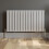 (White, 600 x 1060mm - Single) Flat Panel Radiators Horizontal Vertical Heater 3