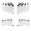 40Piece Empty Plastic Bottle With Twist Top Cap Tip Applicator 120ml 1