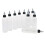 40Piece Empty Plastic Bottle With Twist Top Cap Tip Applicator 120ml 4