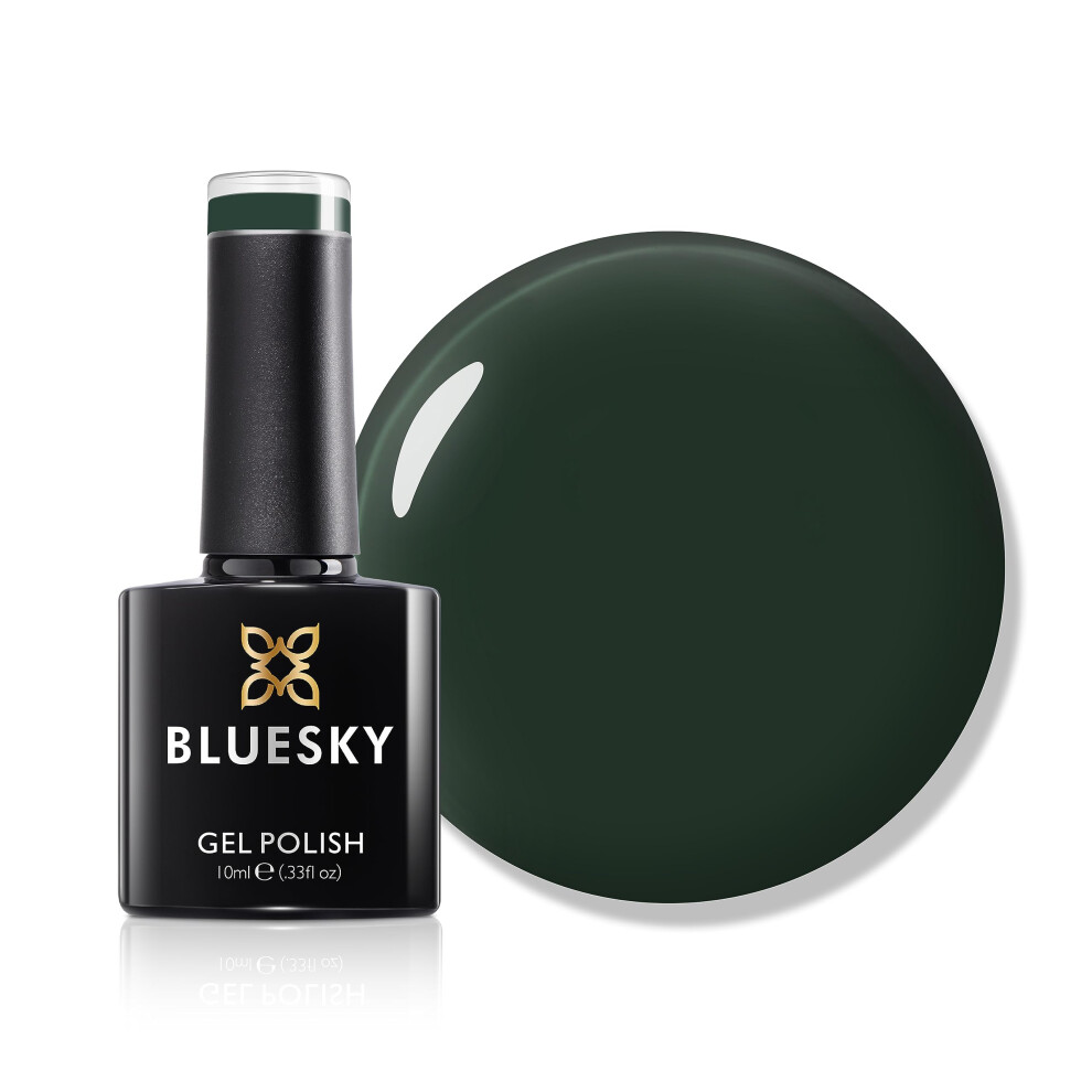 Gel Nail Polish 10ml, Dark Humour - AW2318, Green Soak-Off Gel Polish for Manicure, Professional, Salon & Home Use, Long Lasting, Chip Resistant,