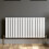 (White, 600 x 1212mm - Single) Flat Panel Radiators Horizontal Vertical Heater 3